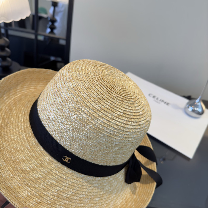 Summer Women Casual Bucket Hat Narrow Flared Brim Cloche Hat Beach Headwear Caps Unisex