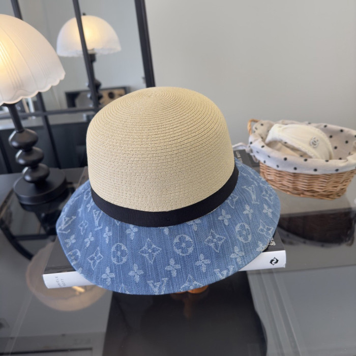 Summer Women Casual Bucket Hat Narrow Flared Brim Cloche Hat Beach Headwear Caps Unisex