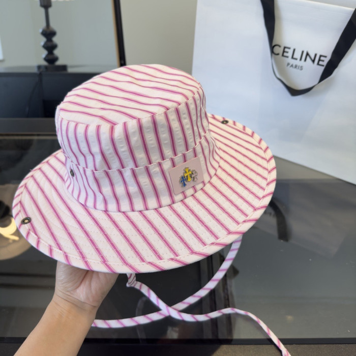 Summer Women Casual Bucket Hat Narrow Flared Brim Cloche Hat Beach Headwear Caps Unisex