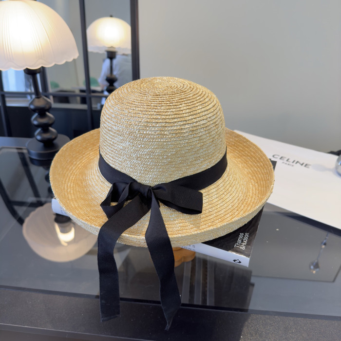 Summer Women Casual Bucket Hat Narrow Flared Brim Cloche Hat Beach Headwear Caps Unisex