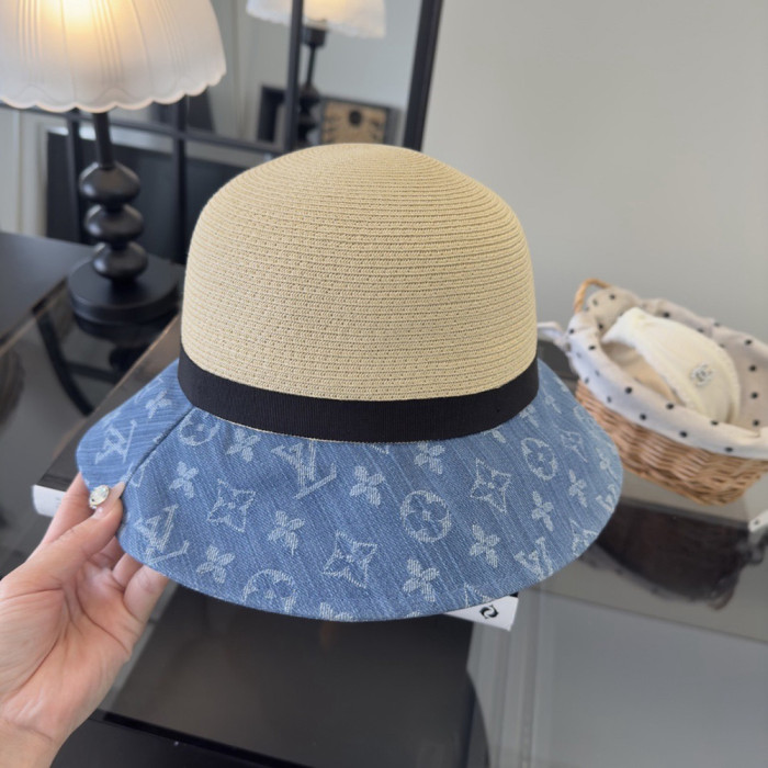 Summer Women Casual Bucket Hat Narrow Flared Brim Cloche Hat Beach Headwear Caps Unisex