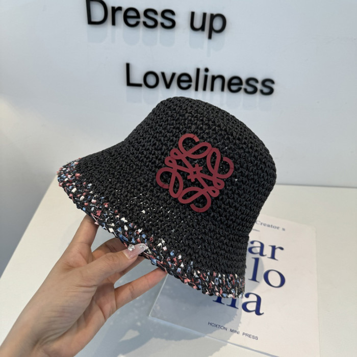 Summer Women Casual Bucket Hat Narrow Flared Brim Cloche Hat Beach Headwear Caps Unisex