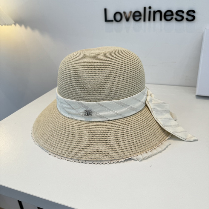 Summer Women Casual Bucket Hat Narrow Flared Brim Cloche Hat Beach Headwear Caps Unisex