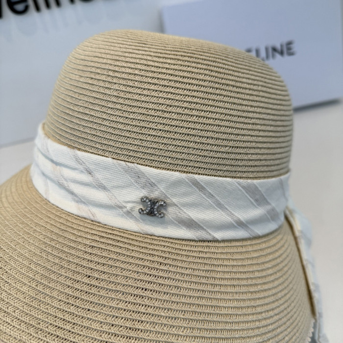 Summer Women Casual Bucket Hat Narrow Flared Brim Cloche Hat Beach Headwear Caps Unisex