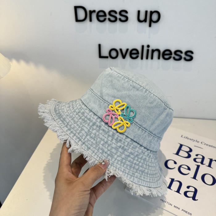 Summer Women Casual Bucket Hat Narrow Flared Brim Cloche Hat Beach Headwear Caps Unisex