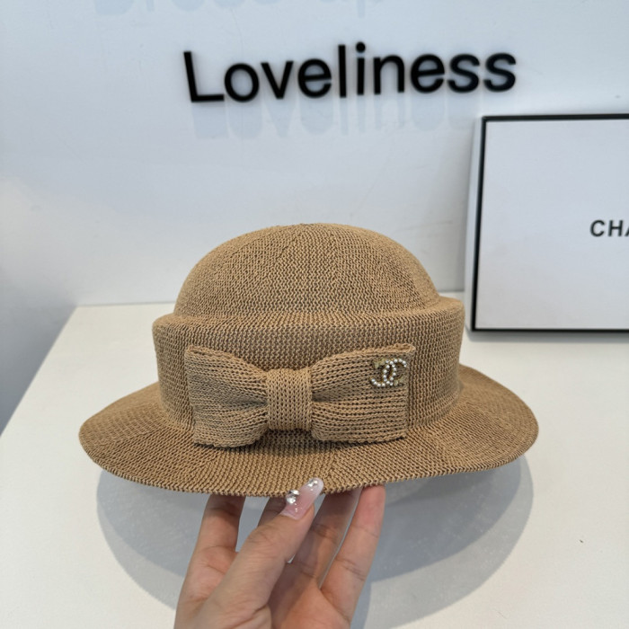 Summer Women Casual Bucket Hat Narrow Flared Brim Cloche Hat Beach Headwear Caps Unisex