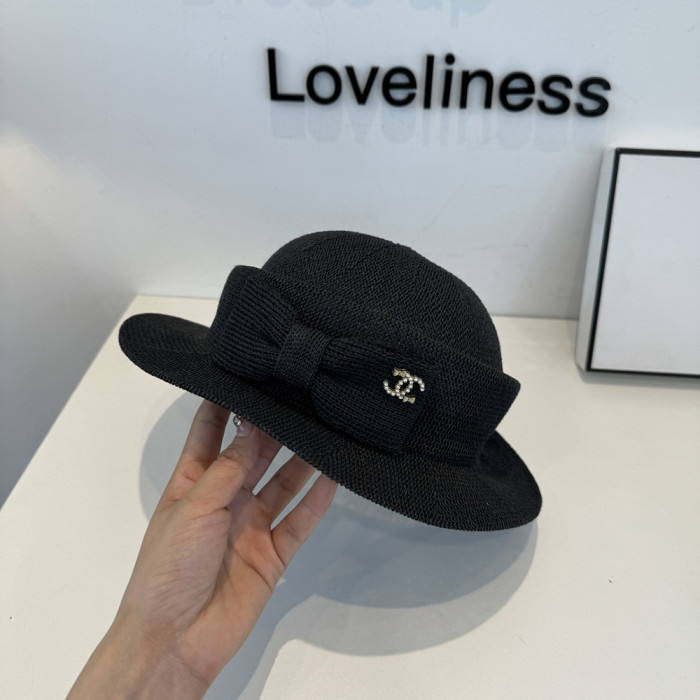 Summer Women Casual Bucket Hat Narrow Flared Brim Cloche Hat Beach Headwear Caps Unisex