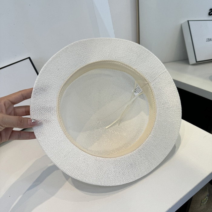 Summer Women Casual Bucket Hat Narrow Flared Brim Cloche Hat Beach Headwear Caps Unisex