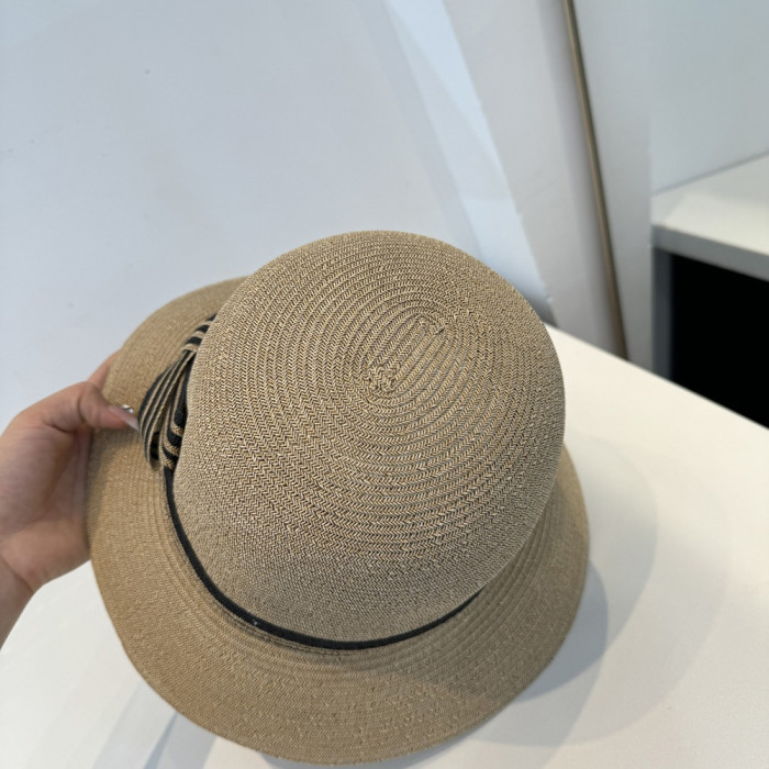 Summer Women Casual Bucket Hat Narrow Flared Brim Cloche Hat Beach Headwear Caps Unisex