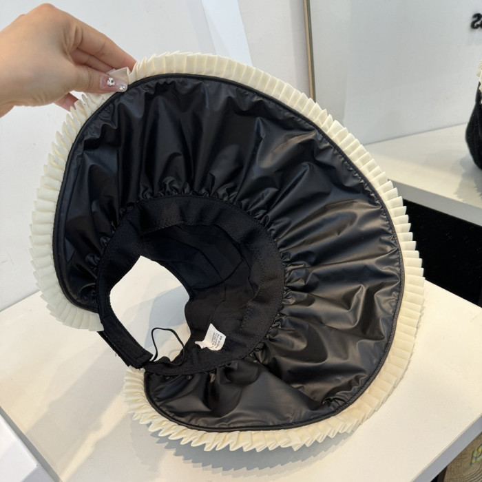 Summer Women Casual Bucket Hat Wide Brim Cloche Hat Beach Headwear Caps Unisex