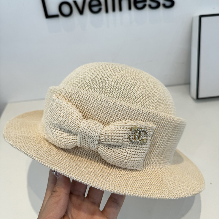 Summer Women Casual Bucket Hat Narrow Flared Brim Cloche Hat Beach Headwear Caps Unisex