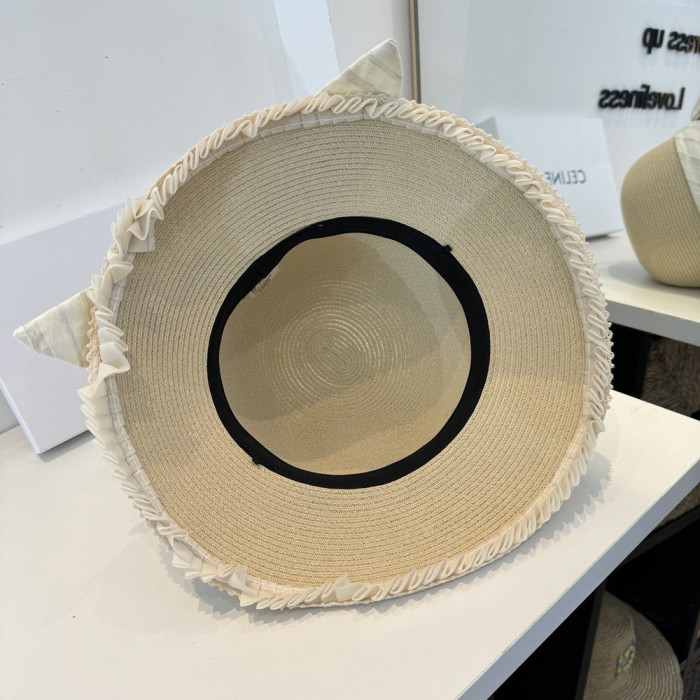 Summer Women Casual Bucket Hat Narrow Flared Brim Cloche Hat Beach Headwear Caps Unisex