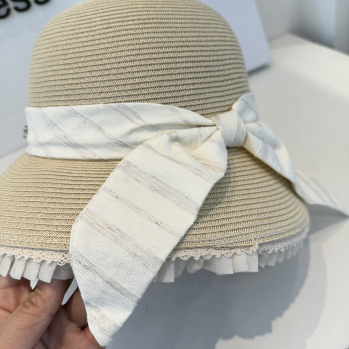 Summer Women Casual Bucket Hat Narrow Flared Brim Cloche Hat Beach Headwear Caps Unisex