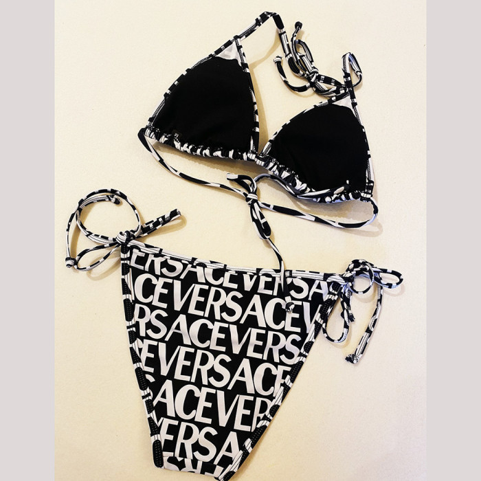 Women Two Piece Bikini Set Sport Bra Swimsuit Beach Thong Swimwear Bathing Suit