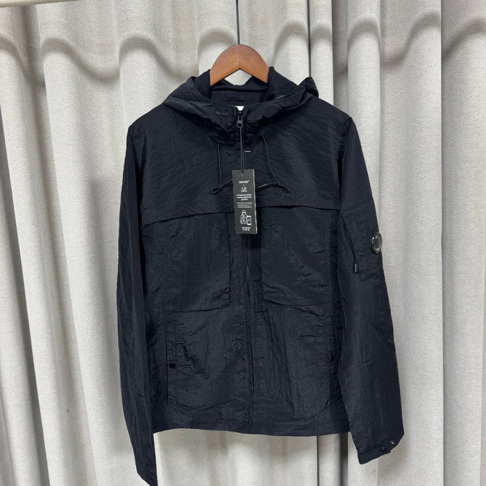 Men Women Nylon Hooded Jacket Windproof Techwear Casual Streetwear Coats Outdoor Tops Unisex