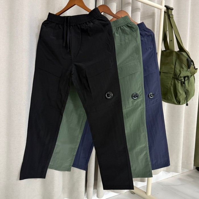 Women Men Nylon Cargo Joggers Lightweight Utility Pants Streetwear Bottoms Techwear Trousers Outfits