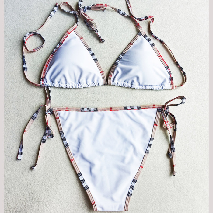 Women Two Piece Bikini Set Sport Bra Swimsuit Beach Thong Swimwear Bathing Suit