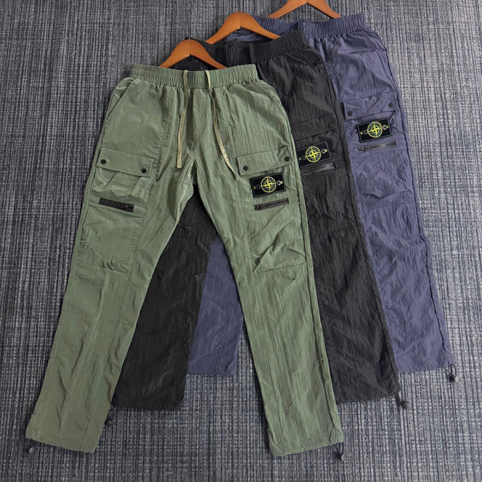 Women Men Nylon Cargo Joggers Lightweight Utility Pants Streetwear Bottoms Techwear Trousers Outfits