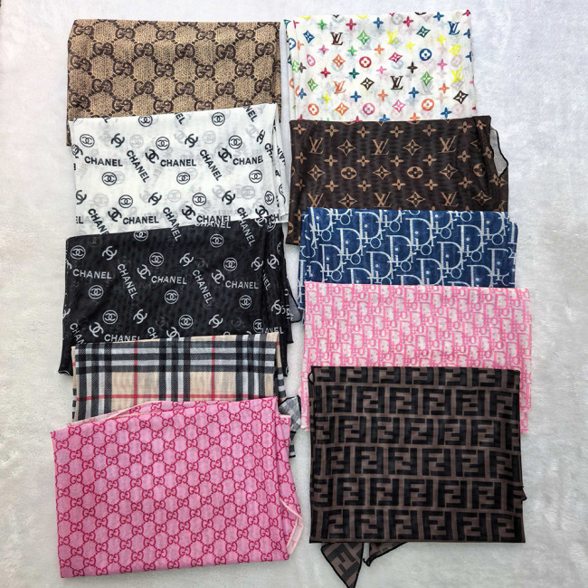 Women's Geometric Print Beach Wrap Sarong Lightweight Swimwear Cover Up Scarf for Summer Vacation