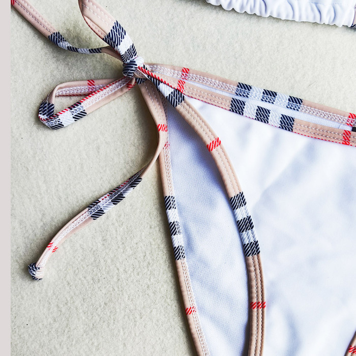 Women Two Piece Bikini Set Sport Bra Swimsuit Beach Thong Swimwear Bathing Suit