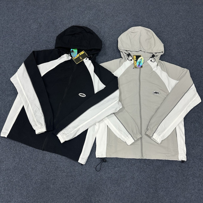 Men Women Nylon Hooded Jacket Windproof Techwear Casual Streetwear Coats Outdoor Tops Unisex