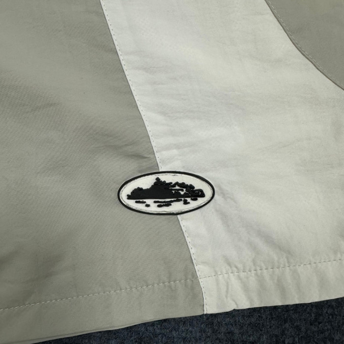 Men Metal Nylon Shorts Lightweight Techwear Cargo Bottoms Quick Dry Beach Shorts Pants Unisex