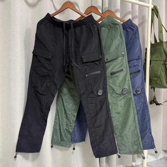 Women Men Nylon Cargo Joggers Lightweight Utility Pants Streetwear Bottoms Techwear Trousers Outfits