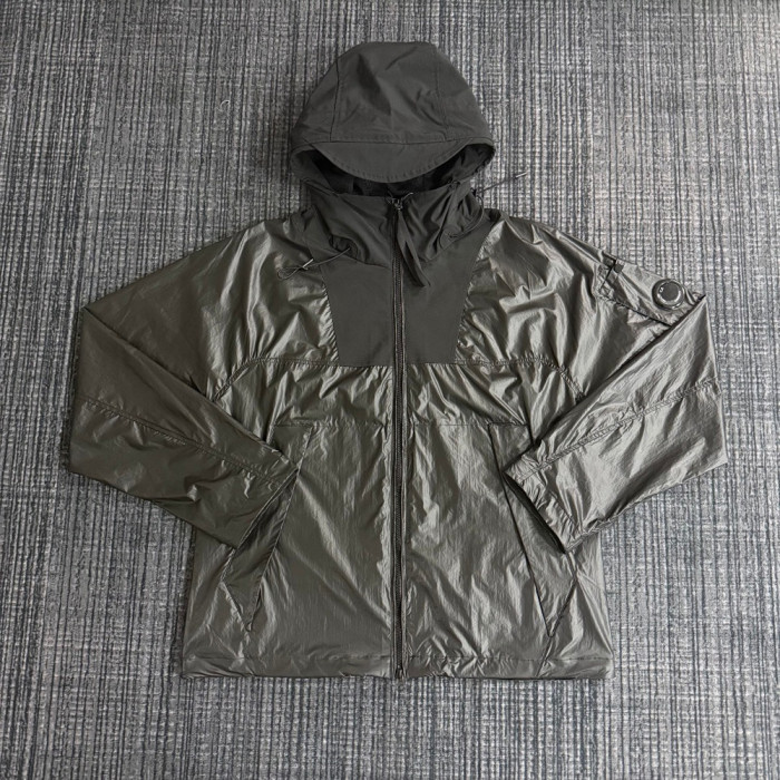 Men Women Nylon Hooded Jacket Windproof Techwear Casual Streetwear Coats Outdoor Tops Unisex