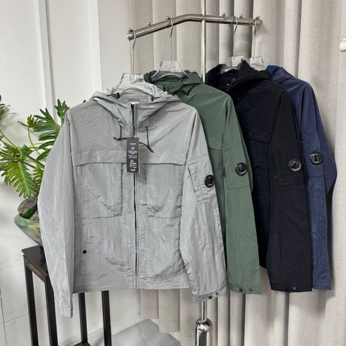 Men Women Nylon Hooded Jacket Windproof Techwear Casual Streetwear Coats Outdoor Tops Unisex