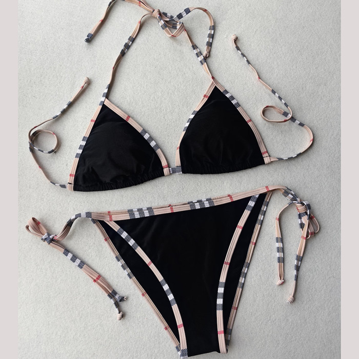 Women Two Piece Bikini Set Sport Bra Swimsuit Beach Thong Swimwear Bathing Suit