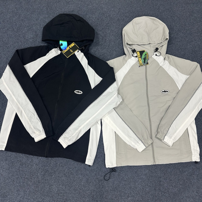 Men Women Nylon Hooded Jacket Windproof Techwear Casual Streetwear Coats Outdoor Tops Unisex