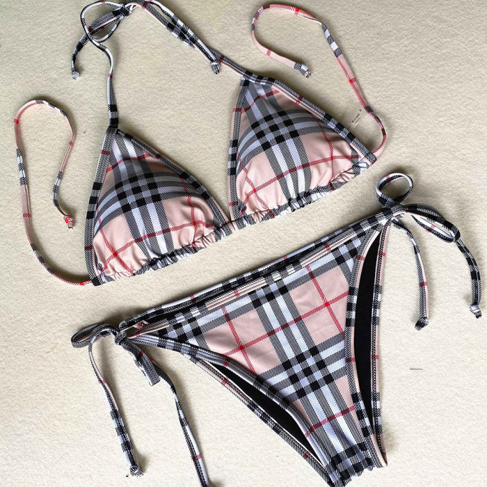 Women Two Piece Bikini Set Sport Bra Swimsuit Beach Thong Swimwear Bathing Suit