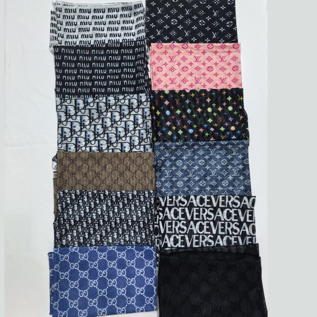 Women's Geometric Print Beach Wrap Sarong Lightweight Swimwear Cover Up Scarf for Summer Vacation