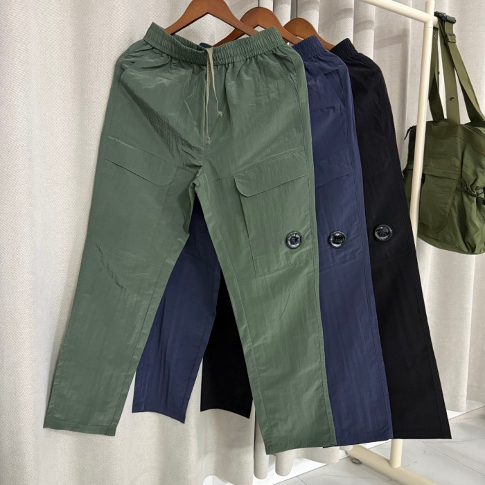 Women Men Nylon Cargo Joggers Lightweight Utility Pants Streetwear Bottoms Techwear Trousers Outfits