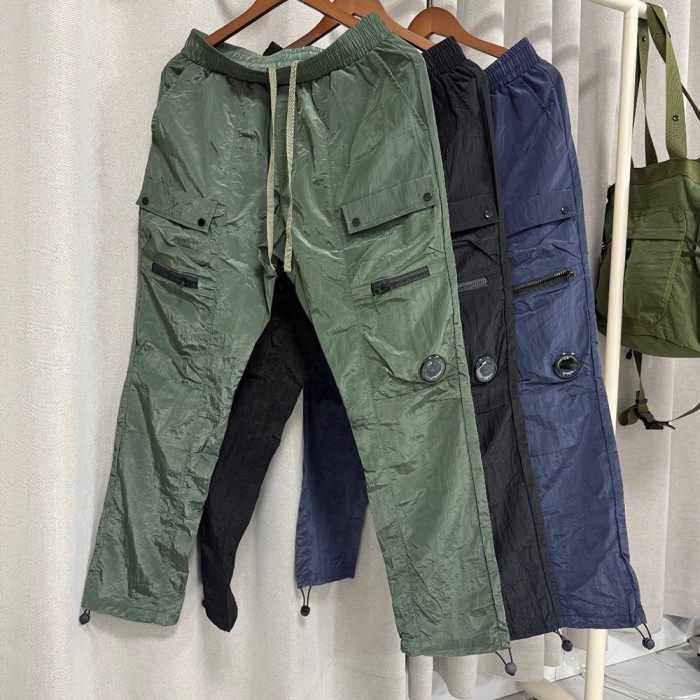 Women Men Nylon Cargo Joggers Lightweight Utility Pants Streetwear Bottoms Techwear Trousers Outfits