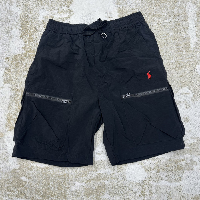 Men Lightweight Cargo Shorts Quick Dry Beach Shorts Swim Trunks Elastic Waist Bottoms Pants Unisex