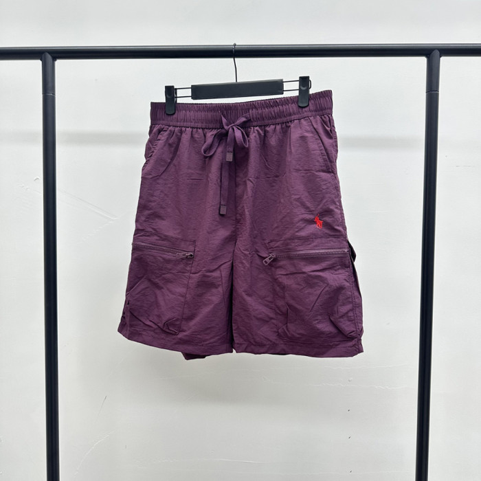 Men Lightweight Cargo Shorts Quick Dry Beach Shorts Swim Trunks Elastic Waist Bottoms Pants Unisex