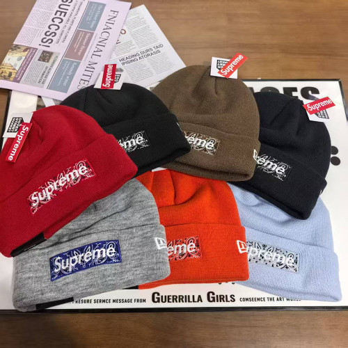 Men Women Beanie Hat Winter Wool Knitted Baggy Pull On Soft Caps