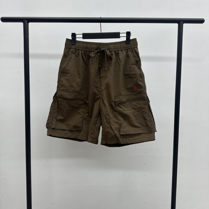 Men Lightweight Cargo Shorts Quick Dry Beach Shorts Swim Trunks Elastic Waist Bottoms Pants Unisex