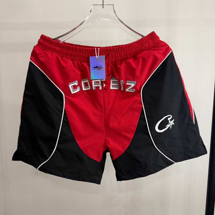 Men Retro Mesh Basketball Shorts Lightweight Quick Dry Beach Shorts Elastic Waist Bottoms Pants Unisex