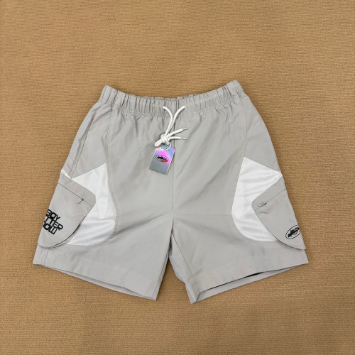 Men Lightweight Cargo Shorts Quick Dry Beach Shorts Swim Trunks Elastic Waist Bottoms Pants Unisex