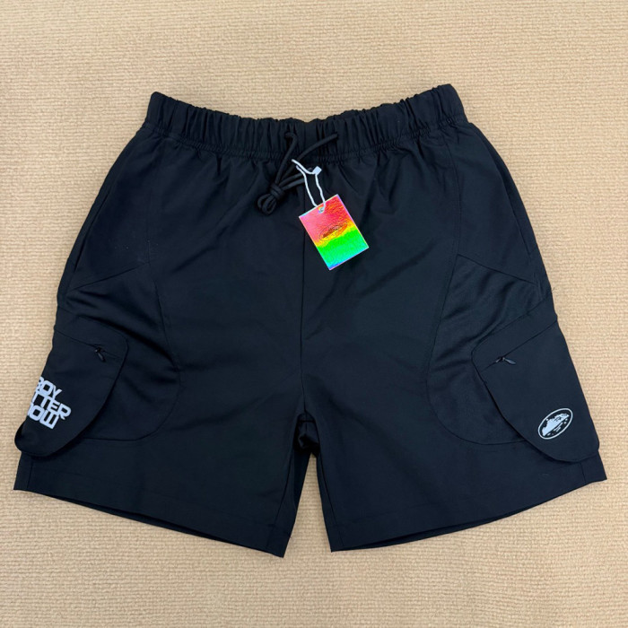 Men Lightweight Cargo Shorts Quick Dry Beach Shorts Swim Trunks Elastic Waist Bottoms Pants Unisex