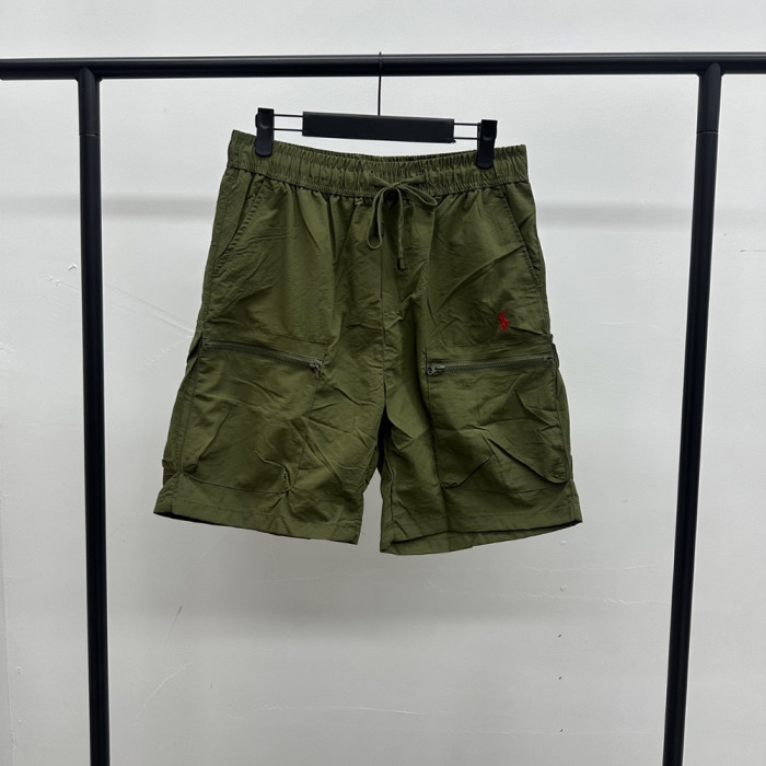 Men Lightweight Cargo Shorts Quick Dry Beach Shorts Swim Trunks Elastic Waist Bottoms Pants Unisex