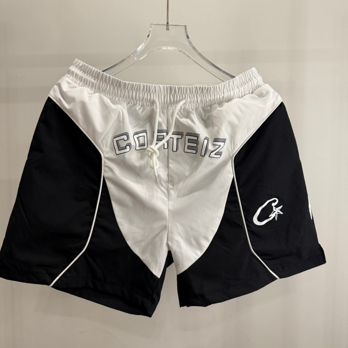 Men Retro Mesh Basketball Shorts Lightweight Quick Dry Beach Shorts Elastic Waist Bottoms Pants Unisex