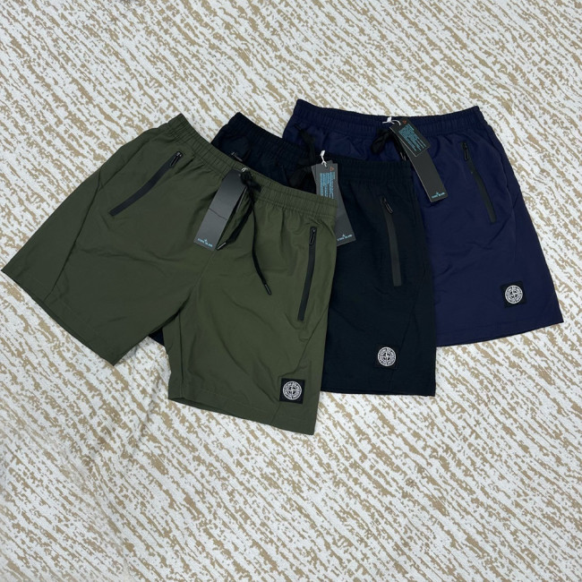 Men Lightweight Shorts Quick Dry Beach Shorts Swim Trunks Elastic Waist Bottoms Pants Unisex