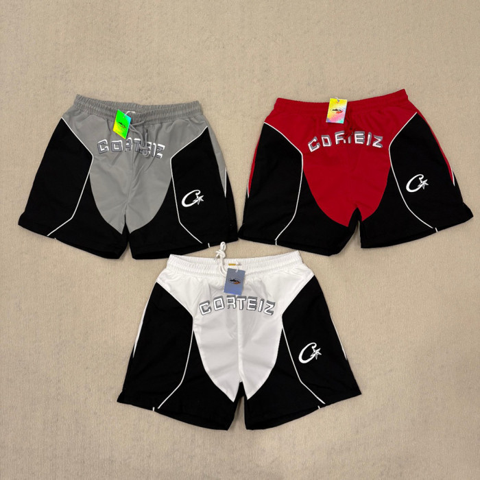 Men Retro Mesh Basketball Shorts Lightweight Quick Dry Beach Shorts Elastic Waist Bottoms Pants Unisex