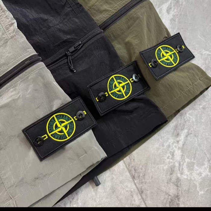 Men Lightweight Cargo Shorts Quick Dry Beach Shorts Swim Trunks Elastic Waist Bottoms Half Pants Unisex