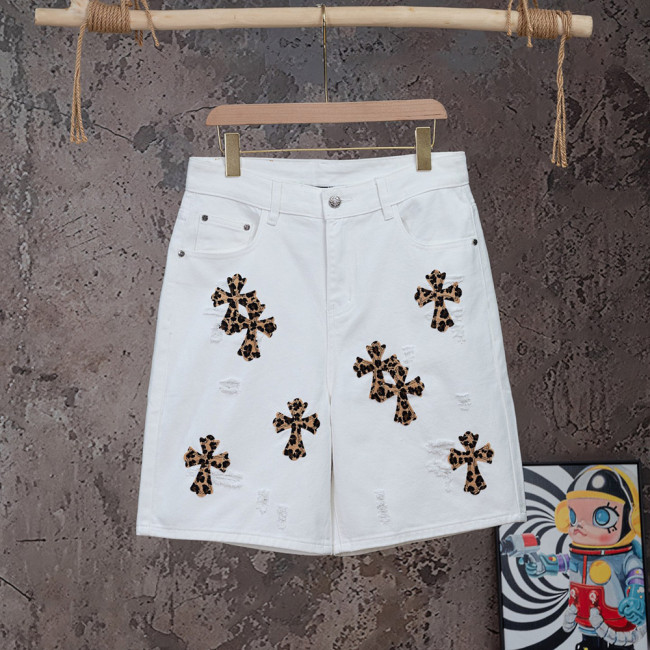 Men Women Denim Shorts Streetwear Bottoms Half Pants Jeans Shorts Unisex