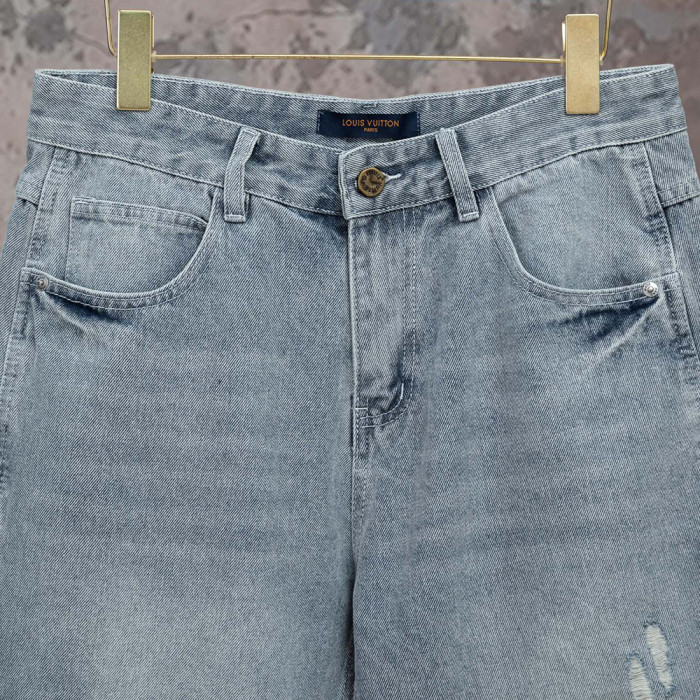 Men Women Denim Shorts Streetwear Bottoms Half Pants Jeans Shorts Unisex