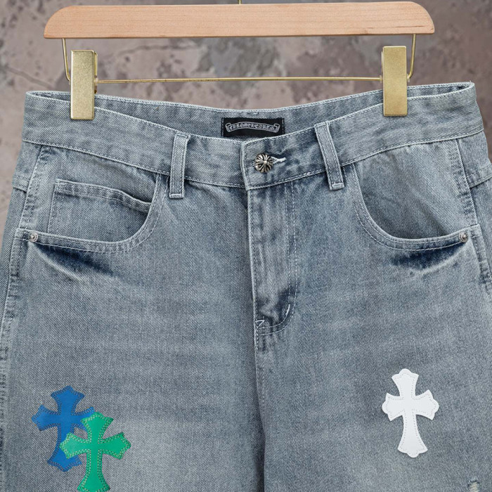 Men Women Denim Shorts Streetwear Bottoms Half Pants Jeans Shorts Unisex